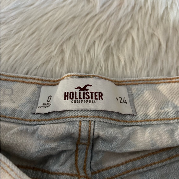 Hollister Women's Faded Blue Jean Shorts - Picture 6 of 10